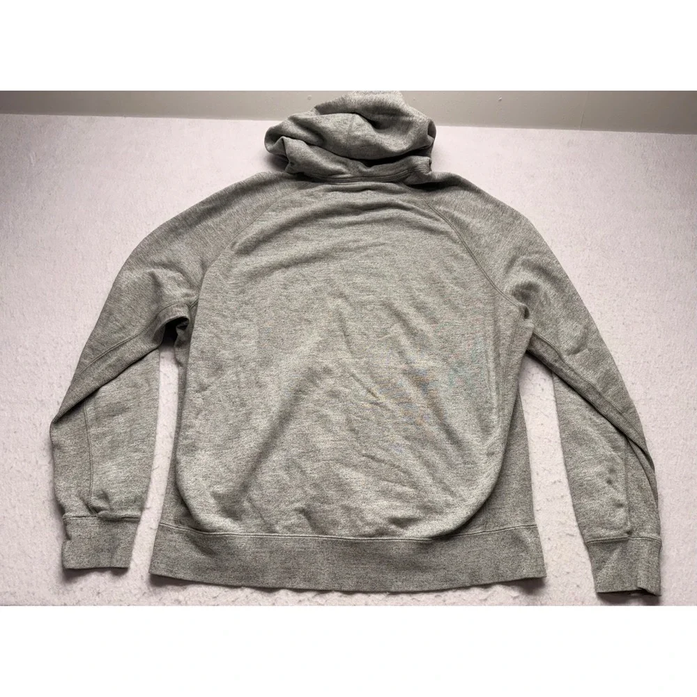 Jordan Mens Full Zip Hoodie Grey Heather Jumpman Sweatshirt XL DA6736-091